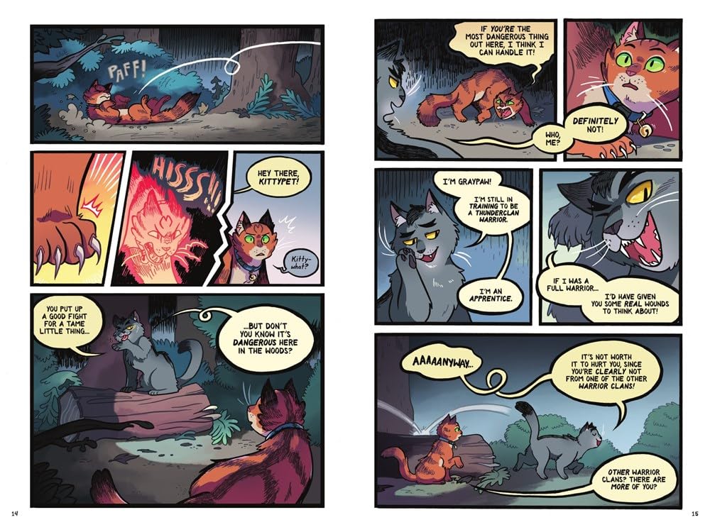Warriors Graphic Novel: The Prophecies Begin, Part One of Three