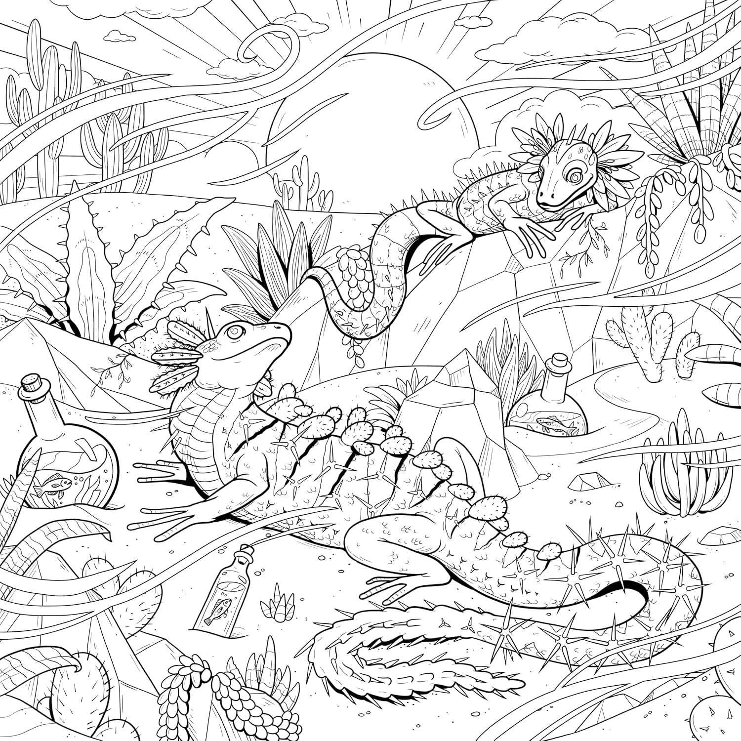 Mythographic Color and Discover: Mythical Beasts