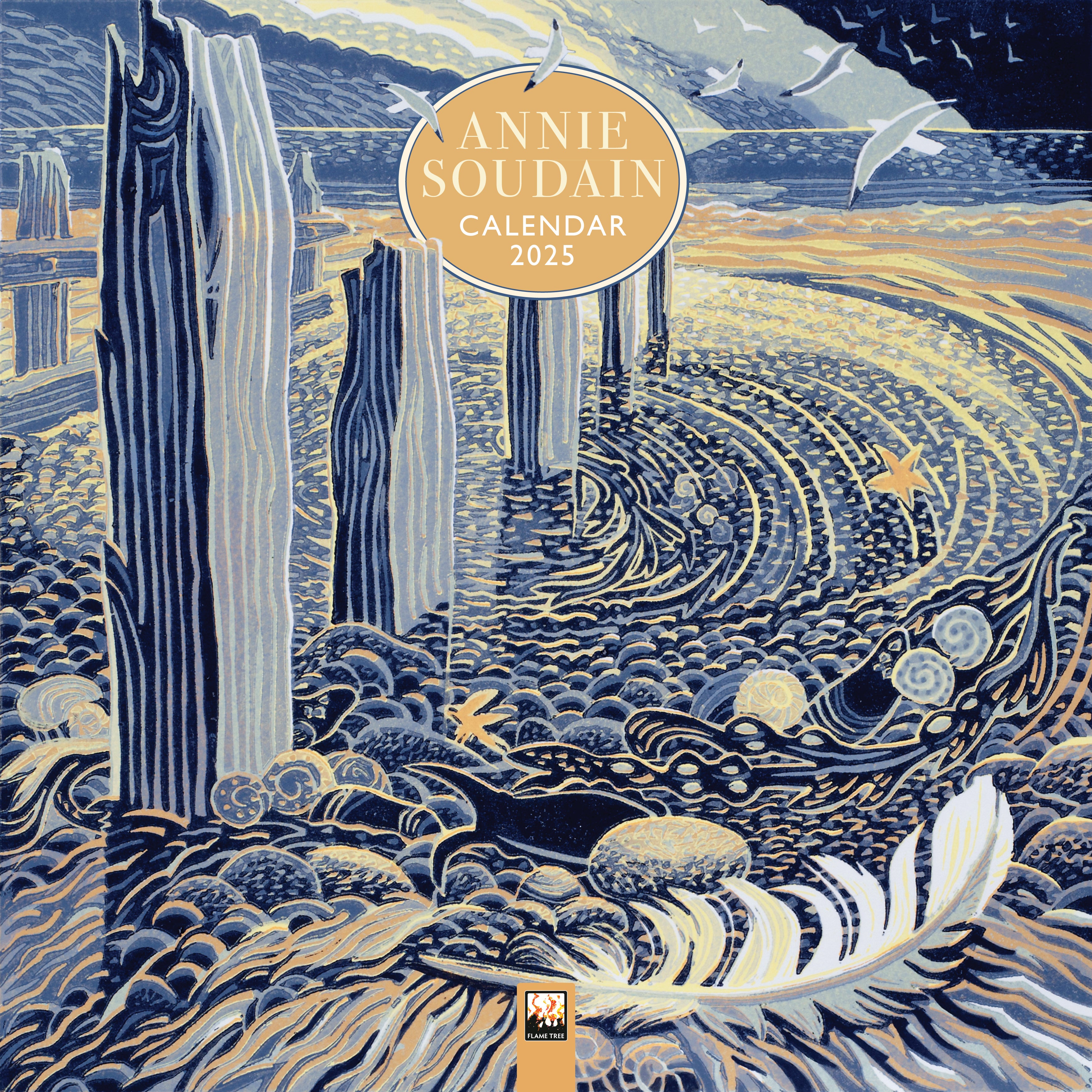 Annie Soudain Wall Calendar 2025 (Art Calendar)
