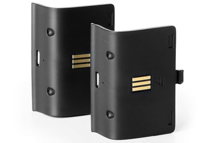 snakebyte Battery Kit - 2 Batterys 800mAh Each - black - compatible with all XBOX One Controllers and with snakebyte Twin Charge X Charging Station 2 Replacement Batterys - Black Xbox one