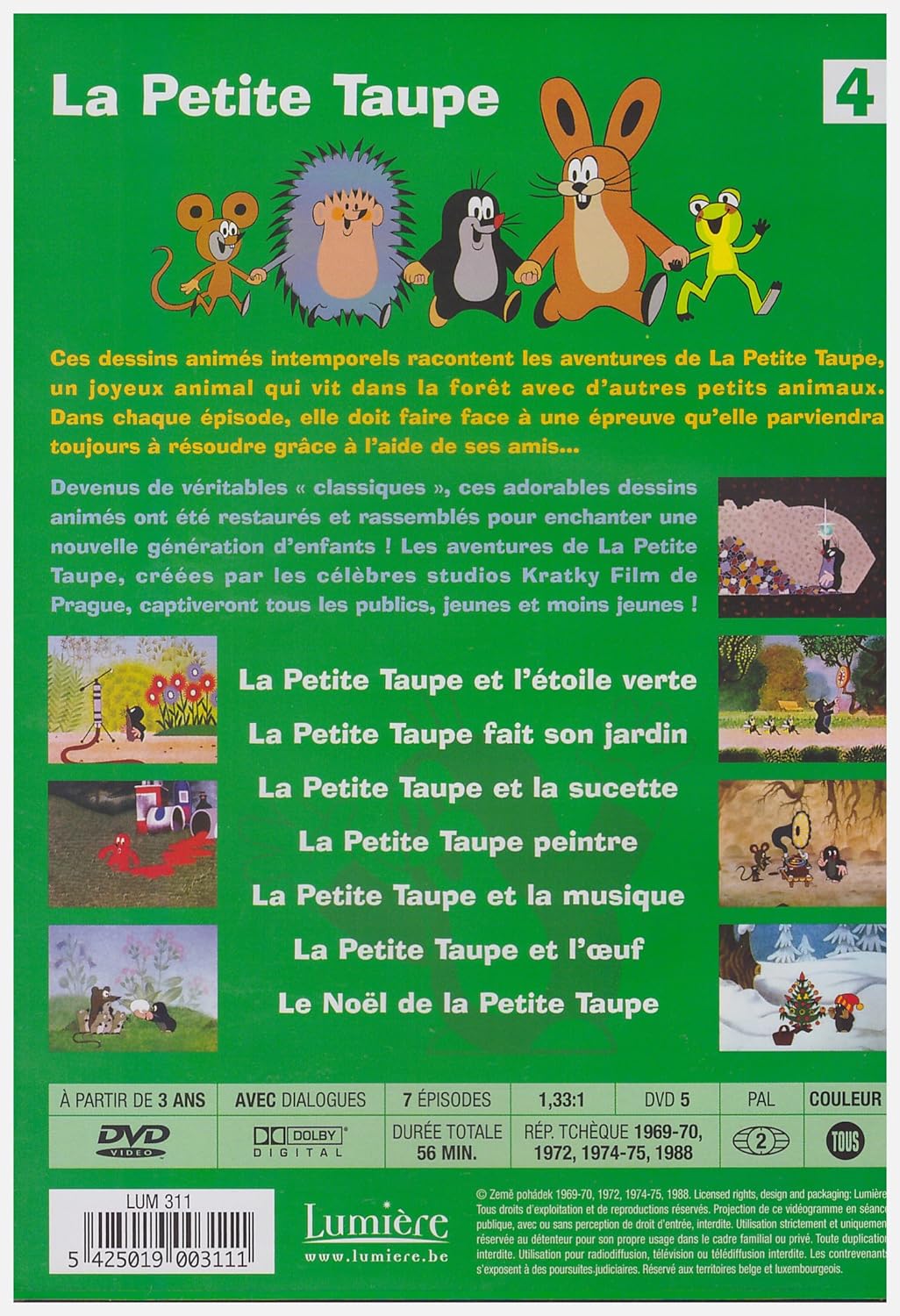 Petite Taupe et Étoile Verte - DVD