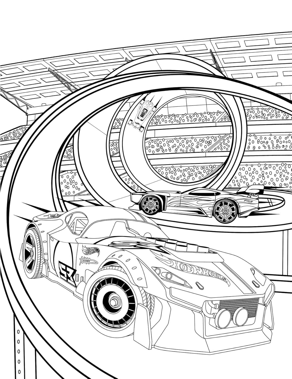 Hot Wheels: Giant Coloring Book