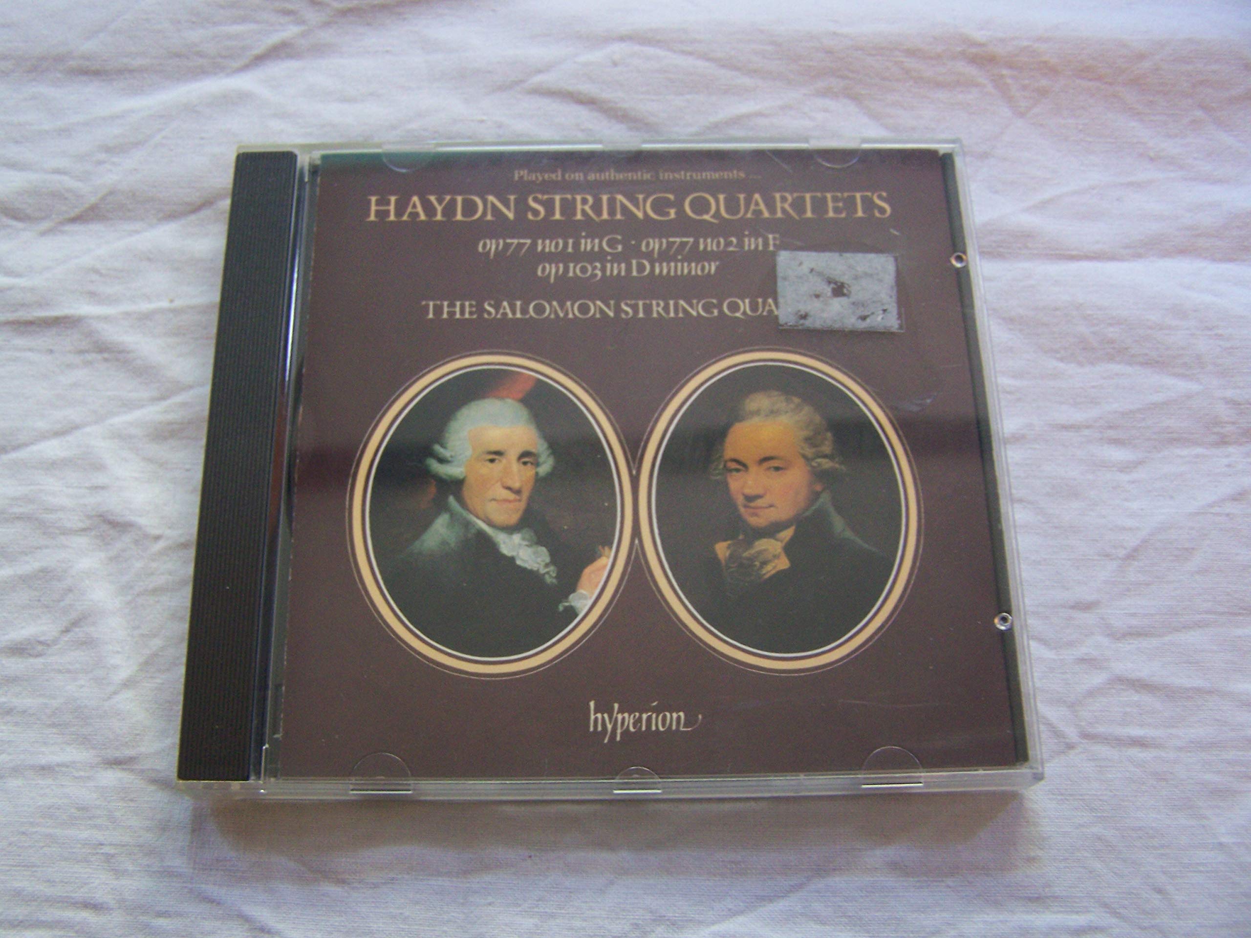 Haydn: String Quartets: Op. 77, No. 1 in G/Op. 77, No. 2 in F/Op. 103 in D Minor