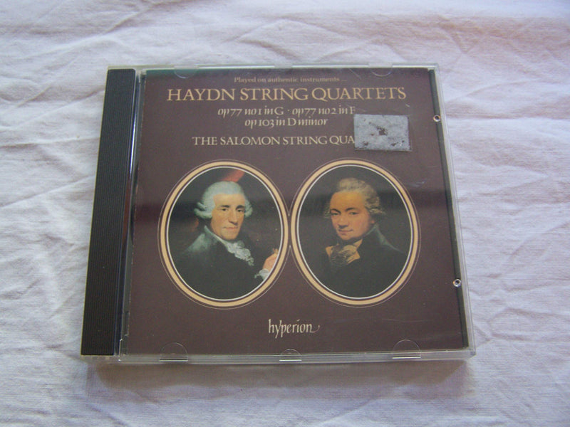 Haydn: String Quartets: Op. 77, No. 1 in G/Op. 77, No. 2 in F/Op. 103 in D Minor