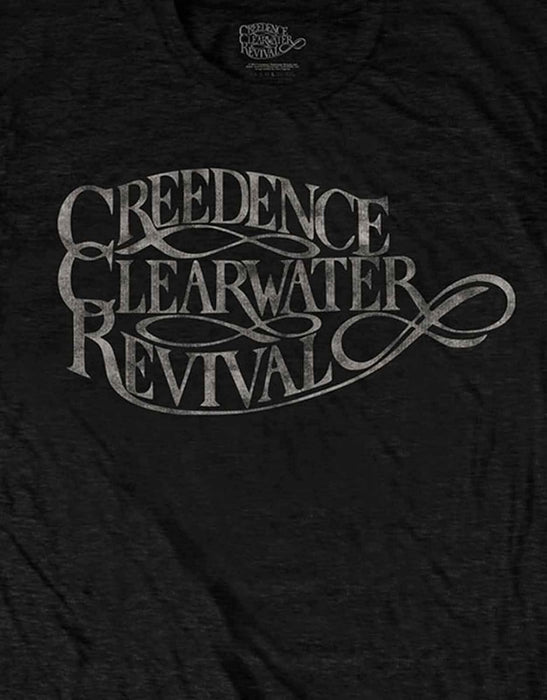 Creedence Clearwater Revival Men's Vintage Logo Slim Fit T-Shirt
