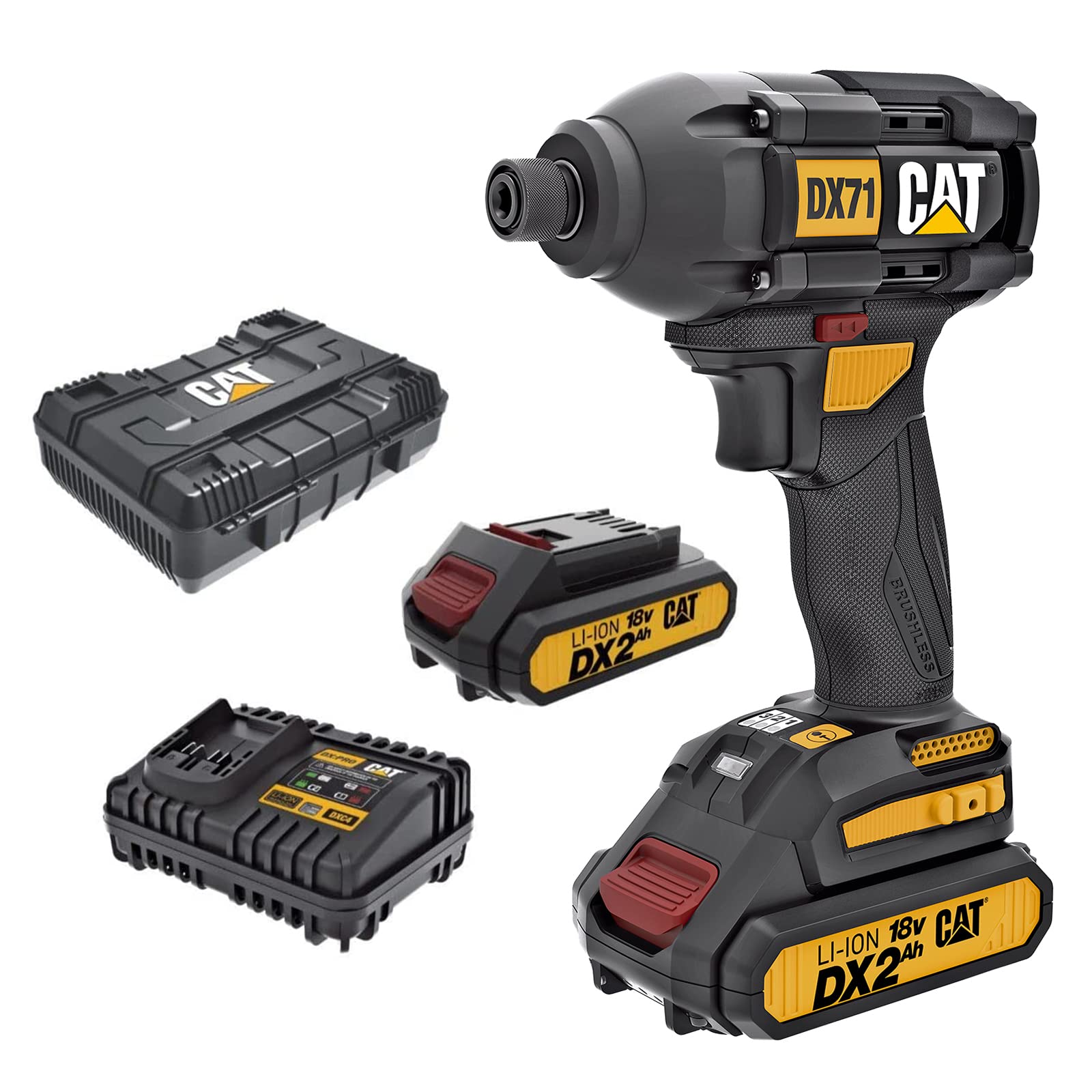 Cat Caterpillar Dx71 18V Brushless Impact Driver