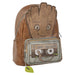 CERDÁ LIFE'S LITTLE MOMENTS Casual Backpack Guardians of the Galaxy - Brown - 22.5x22.5x7.cm - Made of PU - Groot Print - Original Product, brown, Estándar, Casual