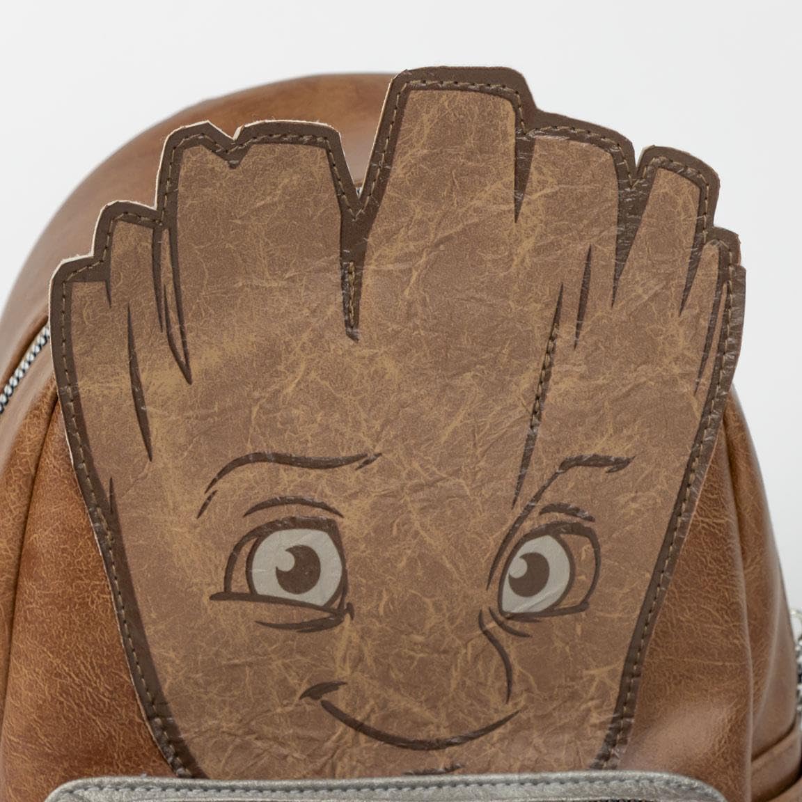 CERDÁ LIFE'S LITTLE MOMENTS Casual Backpack Guardians of the Galaxy - Brown - 22.5x22.5x7.cm - Made of PU - Groot Print - Original Product, brown, Estándar, Casual