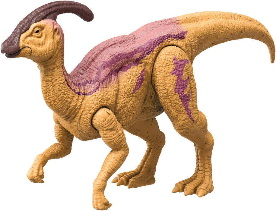 Mattel Jurassic World: Chaos Theory Netflix - Wild Roar Parasaurolophus Dinosaur Figure with Glowing Biolumescent Spine Reveal Lights & Roar Sound, Posable Toy & Digital Play, Ages 4 Years & Up, HTK75