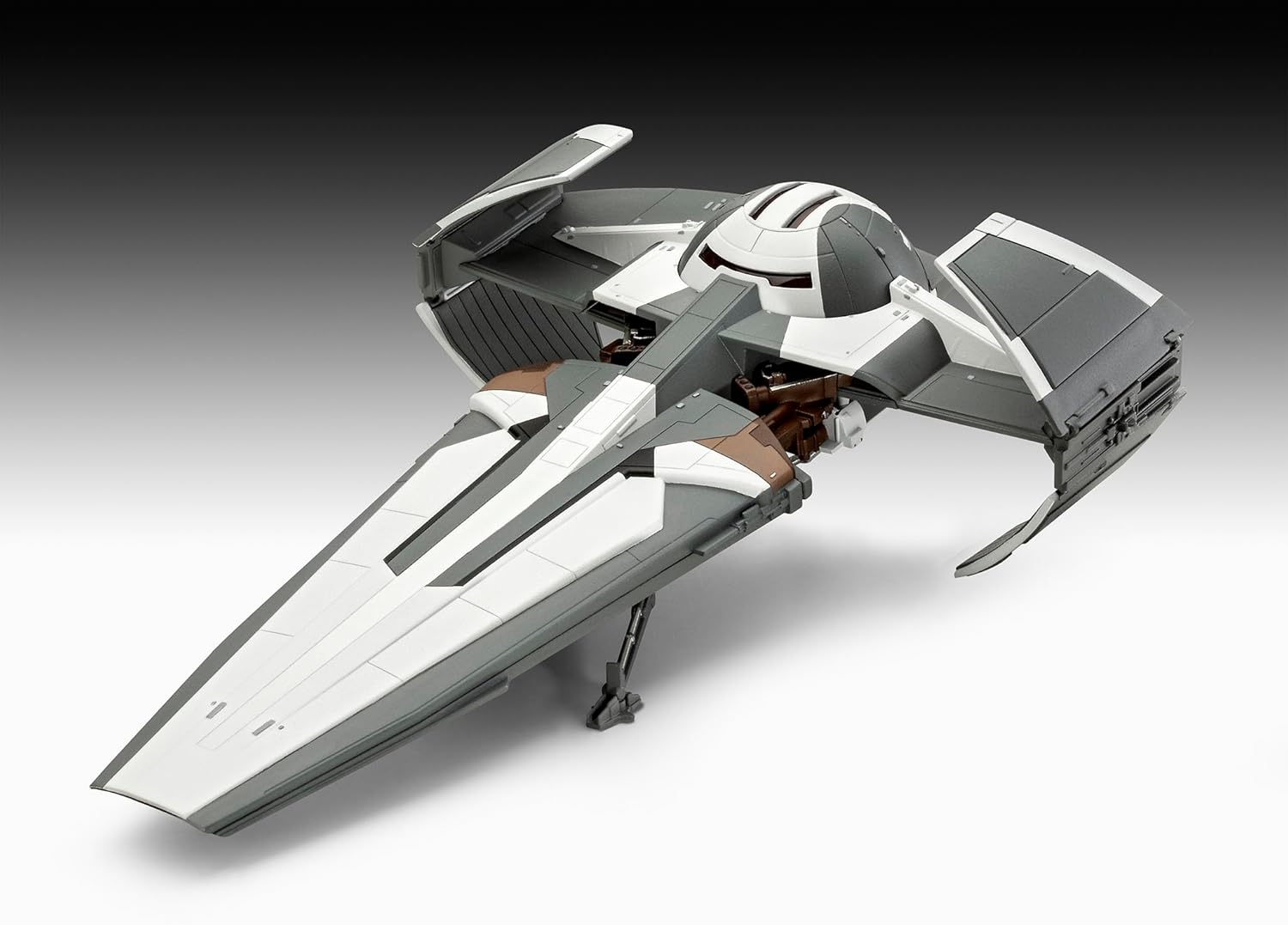Revell 05638 Gift Set Darth Maul's Sith Infiltrator: EP1 25th 1:120 Scale Unbuilt/Unpainted Plastic Model Kit with Accessories