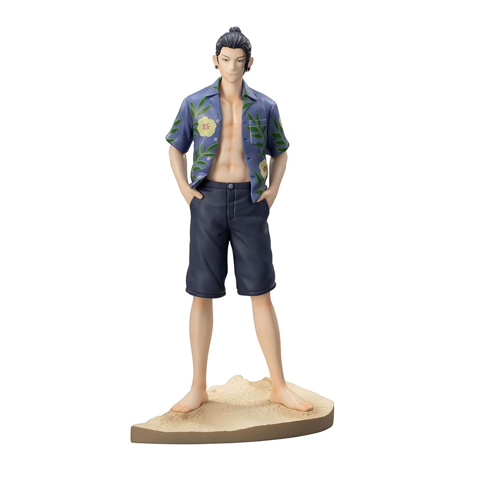Jujutsu Kaisen statuette Luminasta PVC Kaigyoku/Gyokusetsu Suguru Geto Mensore!!! 21 cm