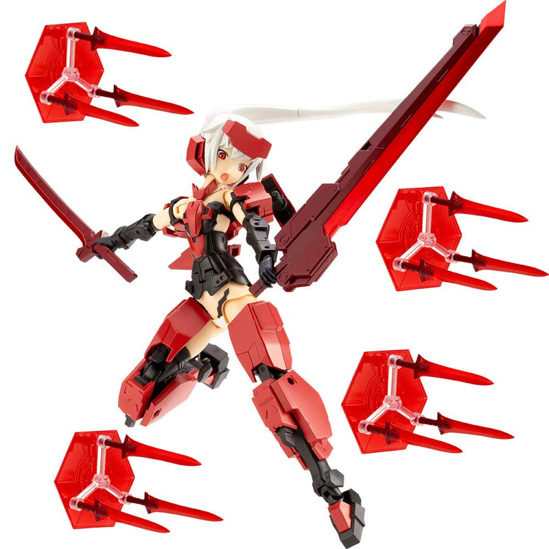 Frame Arms Girl & Weapon Set, Jinrai Ver., Total Height: Approx. 5.9 inches (150 mm), Non-scale, Plastic Model