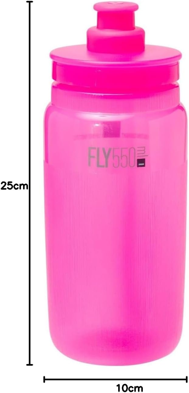 Elite Fly Tex Trinkflasche, 550 ml, Rosa