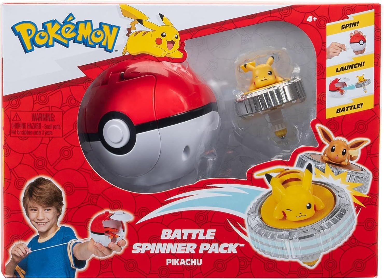 Pokémon PKW4398 - Battle Spinner - Pikachu, officiële speelset