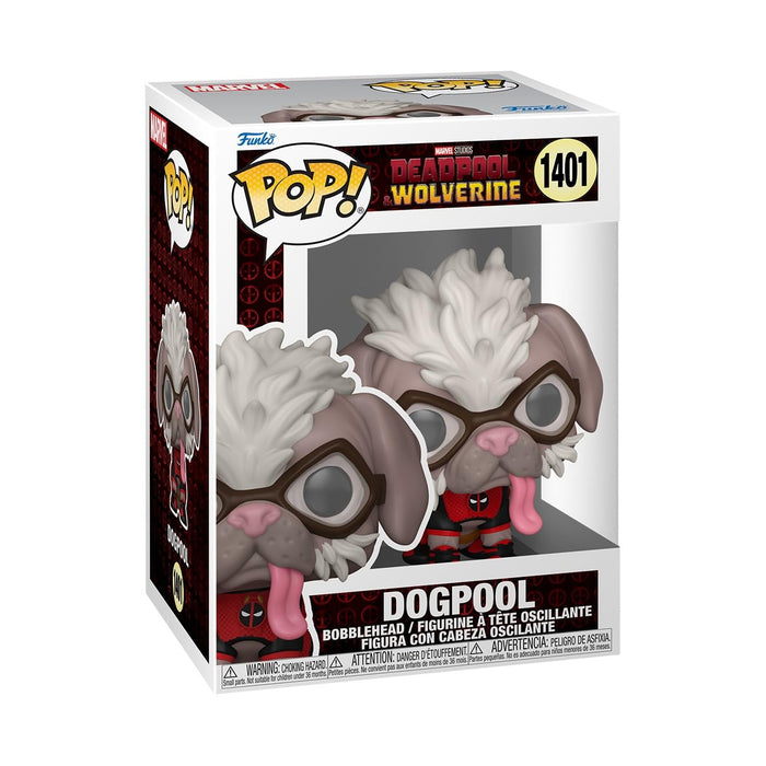 Funko Pop! Marvel: Deadpool & Wolverine - Dogpool - Figurine en Vinyle à Collectionner - Idée de Cadeau - Produits Officiels - Jouets pour Les Enfants et Adultes - Movies Fans