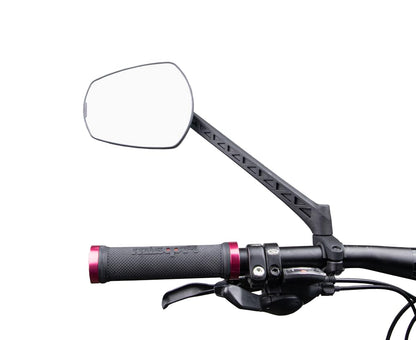 ZEFAL Espion E80 - Fahrradspiegel für e-bike links. Rückspiegel fürs Fahrrad, Schwarz, 80 cm2
