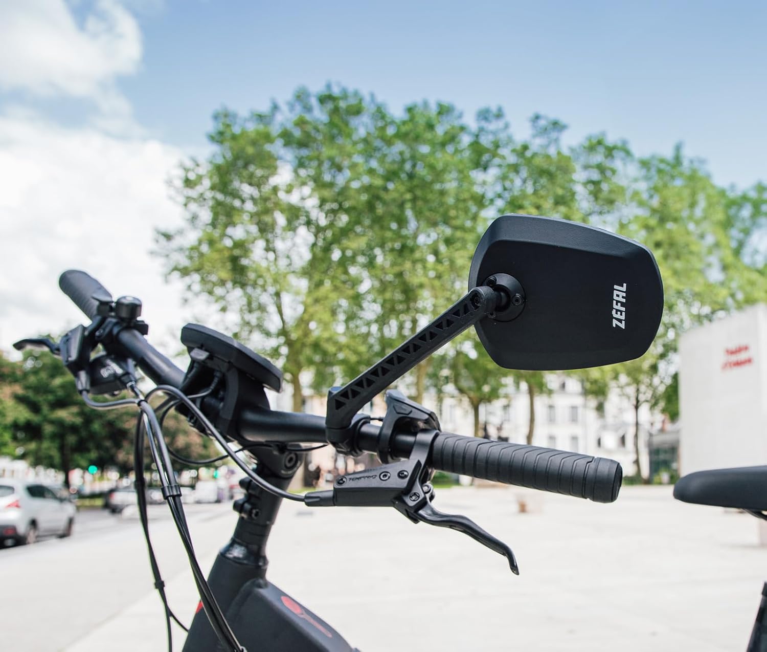 ZEFAL Espion E80 - Fahrradspiegel für e-bike links. Rückspiegel fürs Fahrrad, Schwarz, 80 cm2