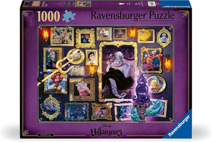 Ravensburger Puzzle 1000 Teile 12000039 - Disney Villainous Ursula - Die beliebten Charaktere aus Arielle als Puzzle für Erwachsene und Kinder ab 14 Jahren
