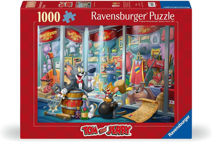 Ravensburger Warner Bros Tom & Jerry Hall of Fame 1000 Piece Jigsaw Puzzle for Adults - 12000408 - Handcrafted Tooling, Made in Germany, Every Piece Fits Together Perfectly