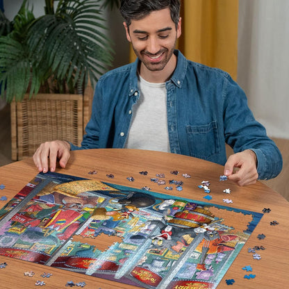 Ravensburger Warner Bros Tom & Jerry Hall of Fame 1000 Piece Jigsaw Puzzle for Adults - 12000408 - Handcrafted Tooling, Made in Germany, Every Piece Fits Together Perfectly