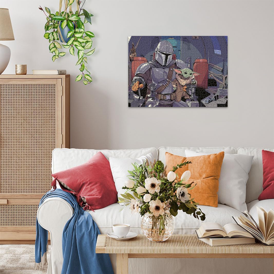 Ravensburger Puzzle 12000512 - The Mandalorian - 1000 Teile Puzzle für Erwachsene und Kinder ab 14 Jahren, Star Wars Geschenke