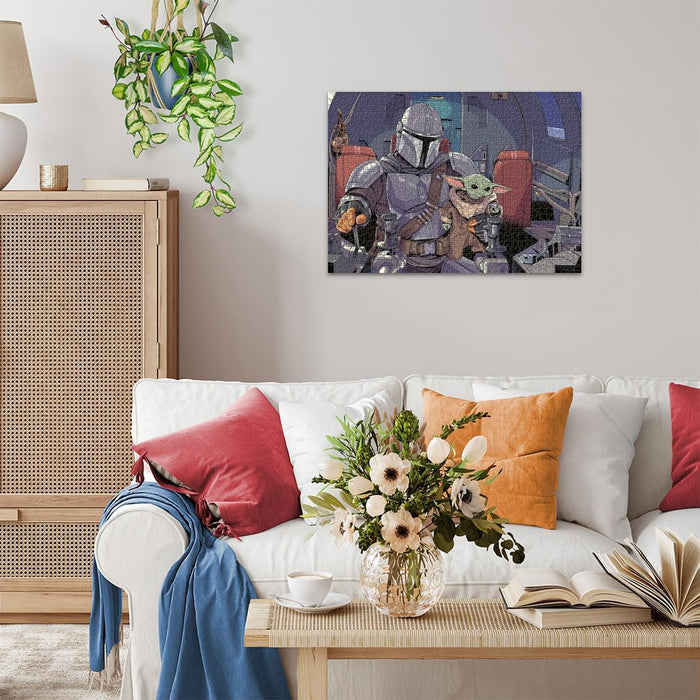 Ravensburger Puzzle 12000512 - The Mandalorian - 1000 Teile Puzzle für Erwachsene und Kinder ab 14 Jahren, Star Wars Geschenke