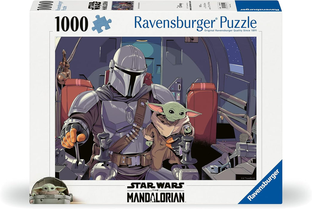 Ravensburger Puzzle 12000512 - The Mandalorian - 1000 Teile Puzzle für Erwachsene und Kinder ab 14 Jahren, Star Wars Geschenke