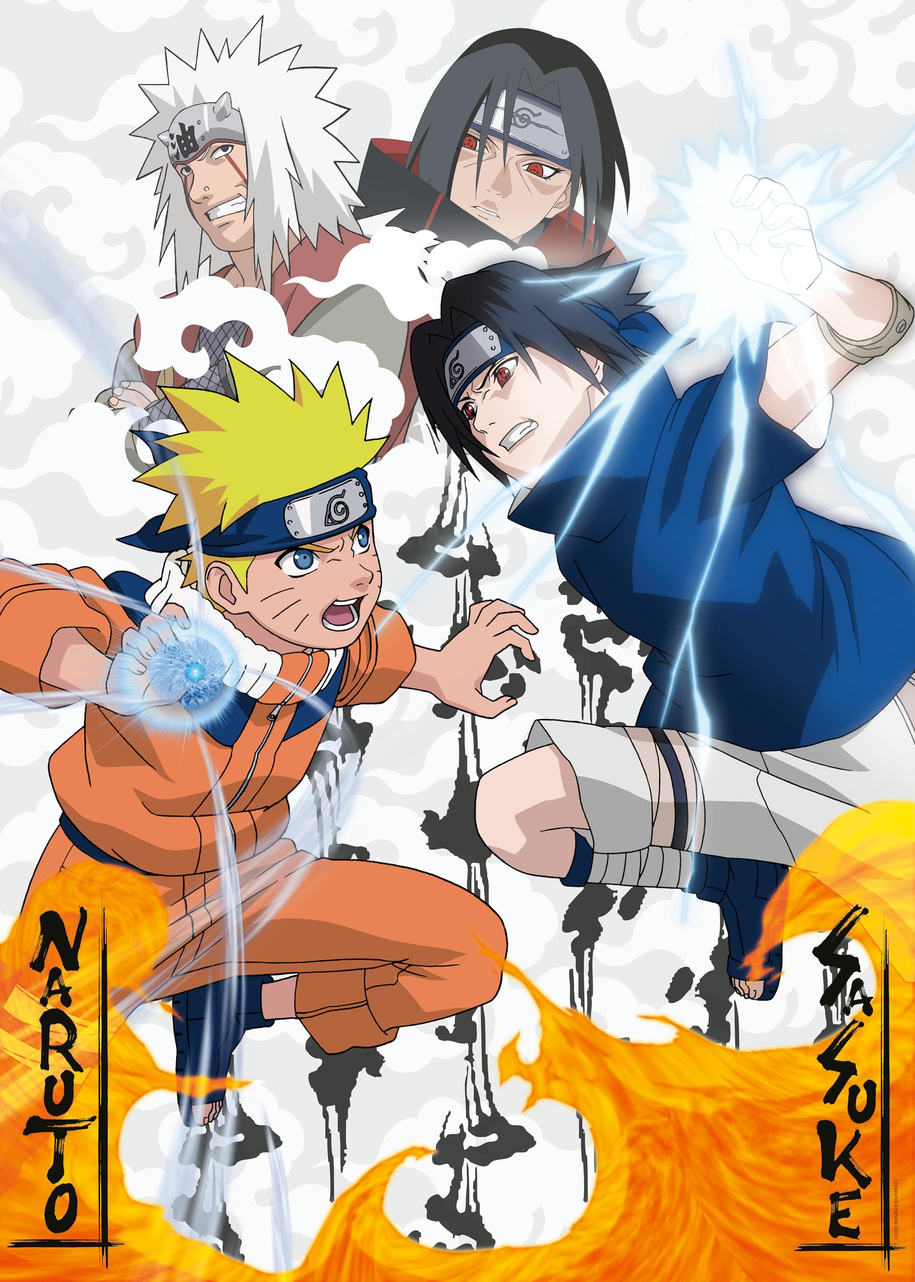 Ravensburger Puzzle 12000627 - Naruto vs. Sasuke - 1000 Teile Puzzle für Erwachsene und Kinder ab 14 Jahren, Anime-Puzzle