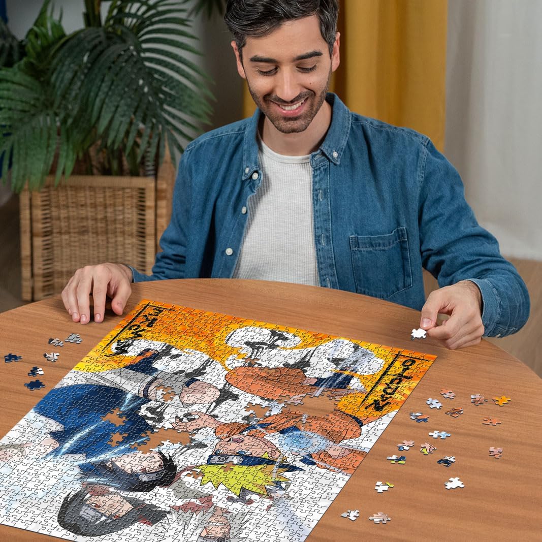 Ravensburger Puzzle 12000627 - Naruto vs. Sasuke - 1000 Teile Puzzle für Erwachsene und Kinder ab 14 Jahren, Anime-Puzzle