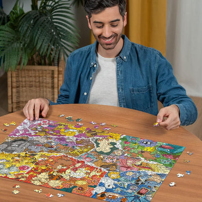 Ravensburger 12000832 - Pokémon Adventure - 1000 pieces jigsaw puzzle – Puzzle for adults and kids age 14 years up, Pokémon Puzzle, gifts for Pokémon fans