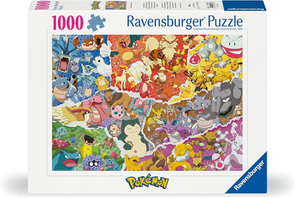 Ravensburger 12000832 - Pokémon Adventure - 1000 pieces jigsaw puzzle – Puzzle for adults and kids age 14 years up, Pokémon Puzzle, gifts for Pokémon fans