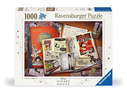 Ravensburger 12000839 - 1930 Mickey Moments - 1000 pieces jigsaw puzzle – Puzzle for adults and kids age 14 years up, disney jigsaw, disney gifts
