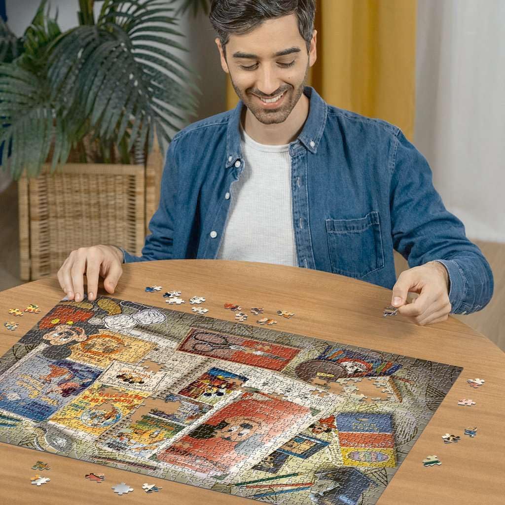 Ravensburger 12000841 - 1950 Mickey Moments - 1000 pieces jigsaw puzzle – Puzzle for adults and kids age 14 years up, disney jigsaw, disney gifts