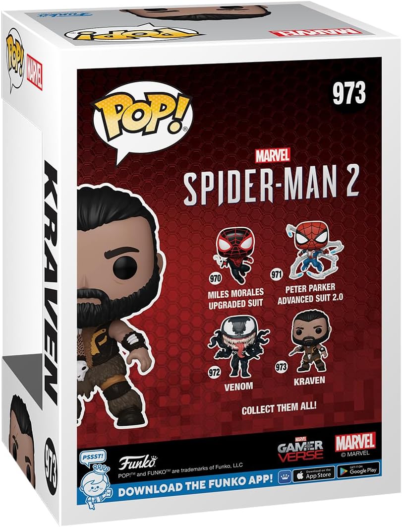 Funko POP! Games: Spider-Man 2- Kraven - Spider-man 2 Video Game - Collectable Vinyl Figure - Gift Idea - Official Merchandise - Toys for Kids & Adults - Video Games Fans