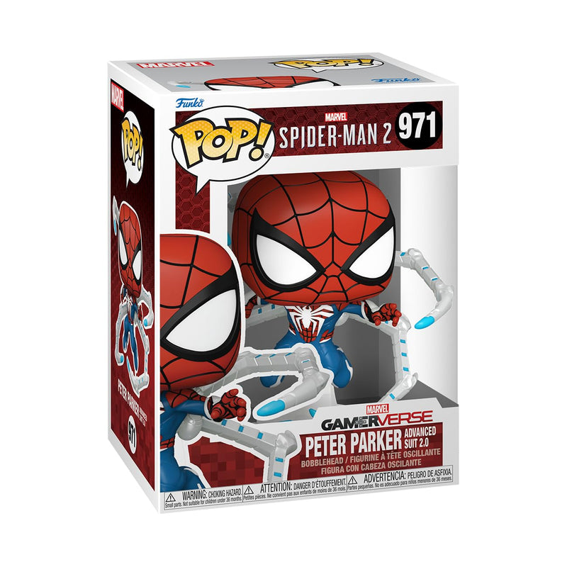 Funko POP! Games: Spider-Man 2- Peter Parker Suit - Spider-man 2 Video Game - Collectable Vinyl Figure - Gift Idea - Official Merchandise - Toys for Kids & Adults - Video Games Fans