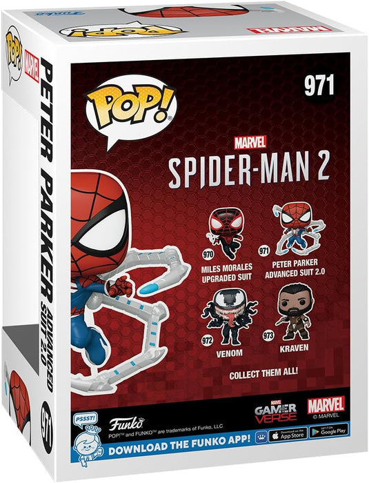 Funko POP! Games: Spider-Man 2- Peter Parker Suit - Spider-man 2 Video Game - Collectable Vinyl Figure - Gift Idea - Official Merchandise - Toys for Kids & Adults - Video Games Fans