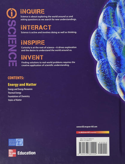 Glencoe Physical Iscience Module L: Energy & Matter, Grade 8, Student Edition
