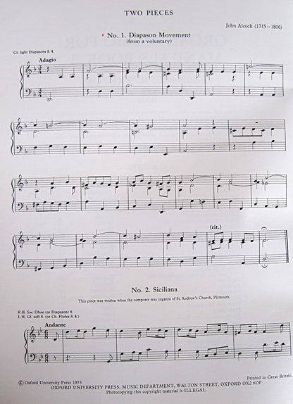 Organ Music for Manuals Book 3 (Music for Organ, 3