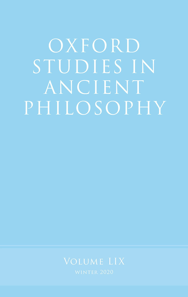 Oxford Studies in Ancient Philosophy, Volume 59