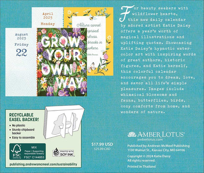 Katie Daisy 2025 Day-to-Day Calendar