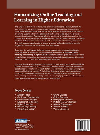 Humanizing Online Teaching and Learning in Higher Education