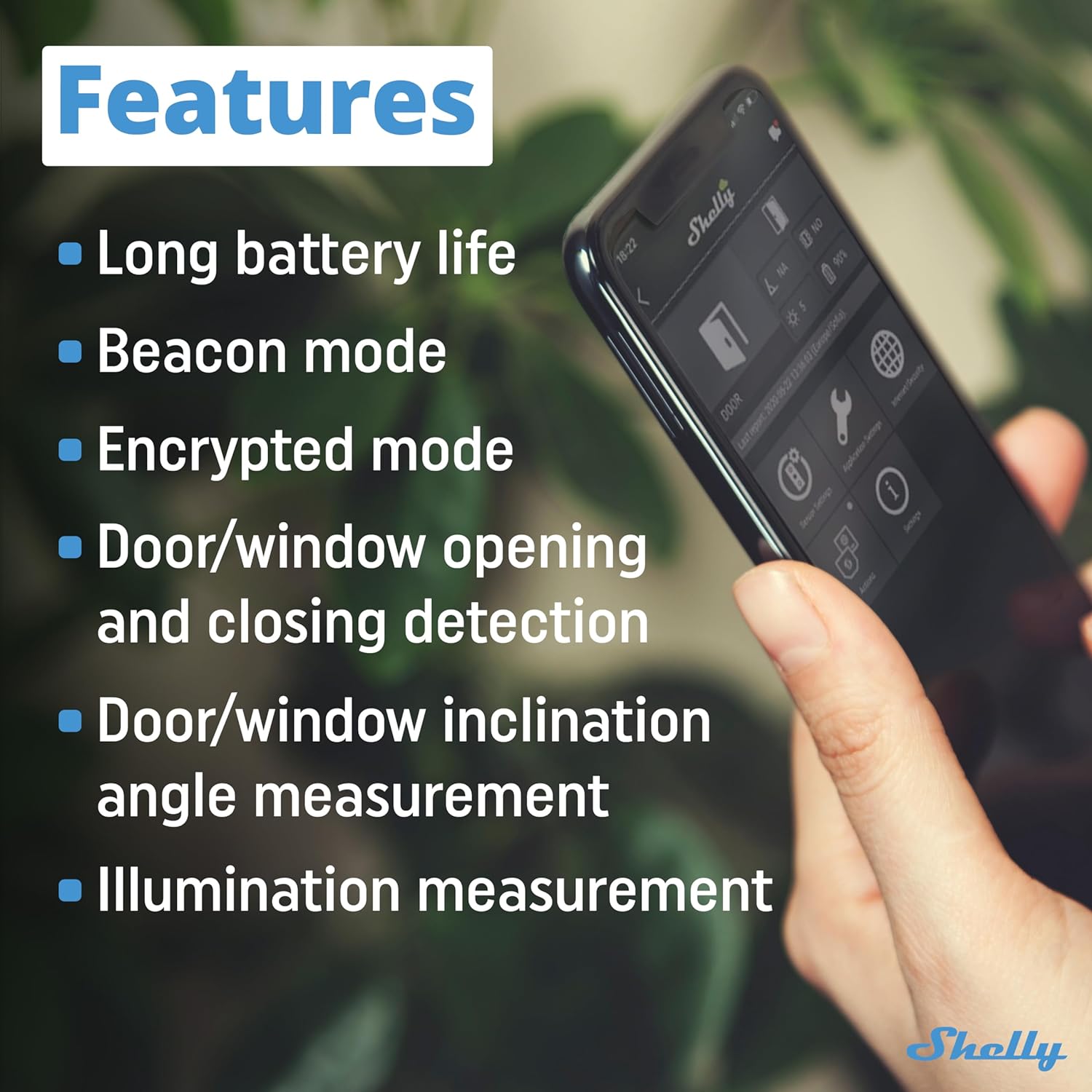 Shelly - Blu Door/Window Sensor - White