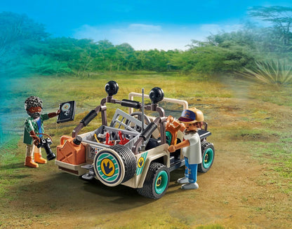 Playmobil Dinos Research Camp with Dinos (71523) – Explorer Base with Walkie‑Talkie, Microscope & Dino Eggs – Sustainable Adventure Playset for Children Aged 4+