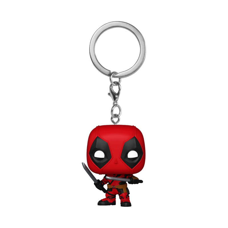 Funko Pop! Keychain: Deadpool & Wolverine - Deadpool - Neuartiger Schlüsselanhänger - Vinyl-Minifigur Zum Sammeln - Strumpffüller - Geschenkidee - Offizielle Handelswaren - Movies Fans - Minifigur