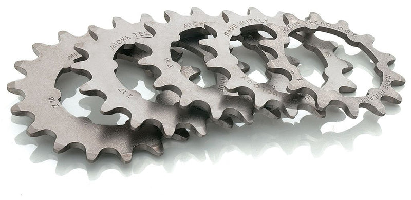 Miche Fixed Sprocket Unisex 1/8 Track Sprocket 17 tooth Silver