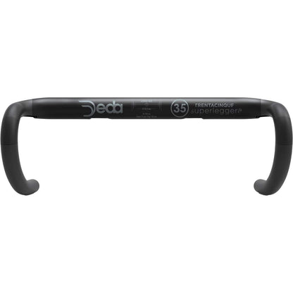 Deda Elementi Superleggera 35 Carbon Handlebar, PoB (Polished on Black), 44cm