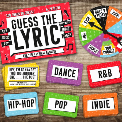 Gift Republic The Lyric Kartenspiele Mehrfarbig 6.89 x 4.53 x 2.76cm