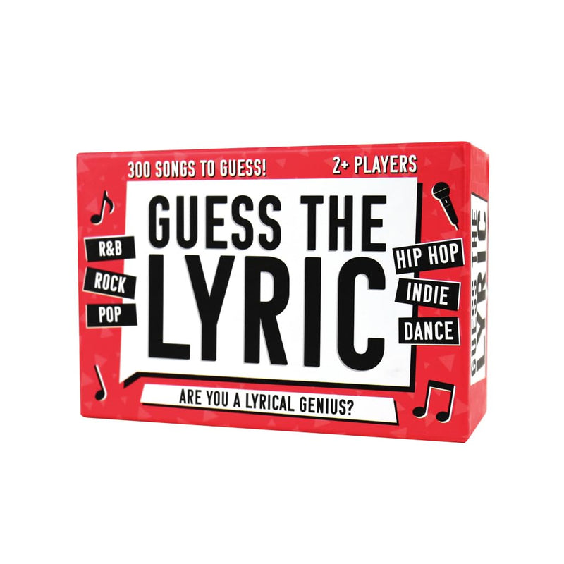 Gift Republic The Lyric Kartenspiele Mehrfarbig 6.89 x 4.53 x 2.76cm