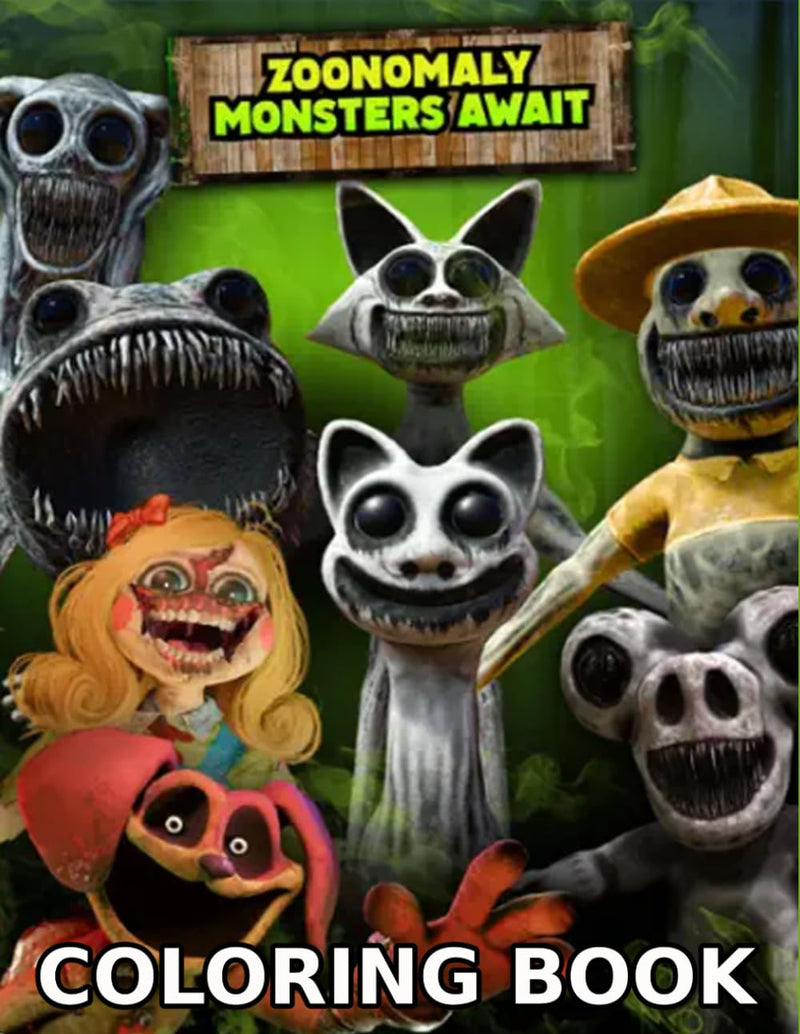 Zoonomaly Monsters Coloring Book