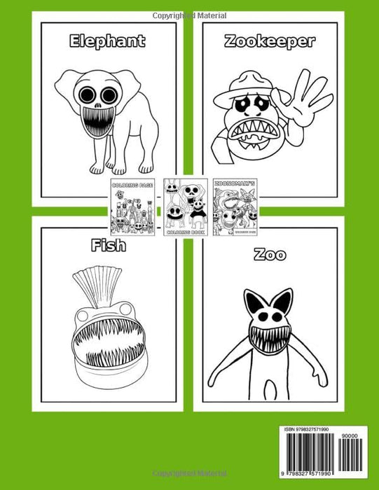Zoonomaly Monsters Coloring Book